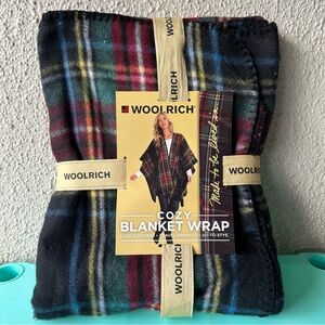 Woolrich women's Cozy Blanket Wrap Bristol Tartan Plaid print one size NWT